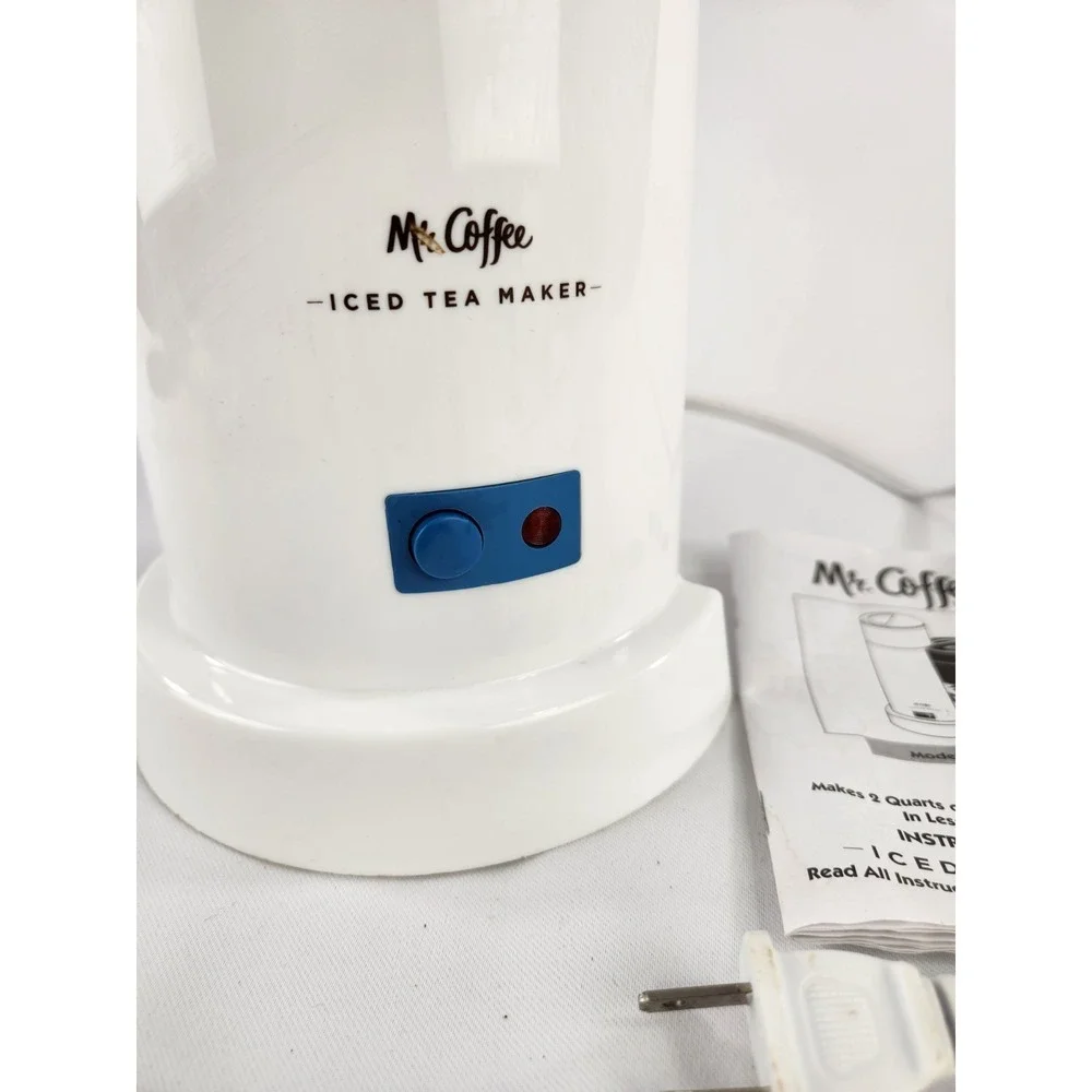 Mr. Coffee TM1 Iced Tea Maker Brewer Base Only 2 Qt Blue Replacement -No PITCHER
